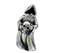 Avejjbaey Practical Paracords Pendant Specter Skull Shape Decorative Lanyards Pendant Metal Texture for and Collectibles Hiking Equipment Enchantments