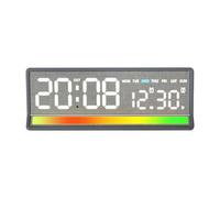 Avejjbaey Sound Visual LED Digital Clock with Modern & User Friendly Controls Modern Nearby Alarm Clock Gift Voices Activated Bedlight