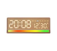 Avejjbaey Sound Visual LED Digital Clock with Modern & User Friendly Controls Modern Nearby Alarm Clock Gift Voices Activated Bedlight