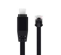 Avejjbaey USB C RJ45 Ethernet Adapter Plug Play Converter Portable Design for Multiple Device Connection on the Go USB C Networking Adapter for Gaming