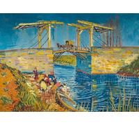 AveJoys Jigsaw Puzzles for Adults 1000 Piece Langlois Bridge at Arles with Women by Vincent van Gogh 27.56 x 19.69 Inch Puzzles for Adults Educational Challenge 1000 Pieces Van Gogh Puzzles