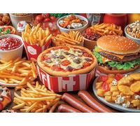 AveJoys Jigsaw Puzzles for Adults 1000 Piece Pizza Combo 27.56 x 19.69 Inch Jigsaw Puzzle for Adults Educational Game 1000 Pieces Puzzles for Adult