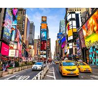 AveJoys Puzzles 1000 Pieces Adults New York Times Square 70 x 50 cm Puzzles for Adults Educational Game Challenge Toy 1000 Pieces Puzzles for Adults Children