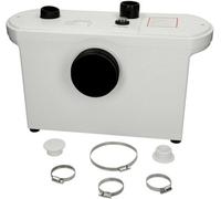 Aveli Extra Domestic Sanitary Macerator Waste Pump White Carbon Filter Ip54