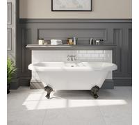 Aveli Freestanding 1500mm Traditional Roll Top Bath Tub Bathroom Ball Feet Acrylic