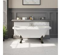 Aveli Freestanding 1500mm Traditional Roll Top Bath Tub Bathroom Dragon Feet Acrylic