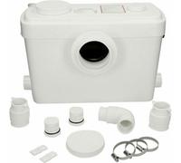 Aveli Ultra Macerator Waste Pump Domestic Sanitary High Grade Motor Casing With 3 Inlets Quiet White