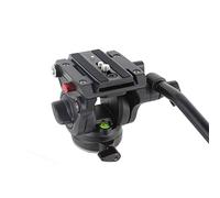 Avella Video Tripod Fluid Head with Quick Release Plate, Lightweight Heavy Duty Compatible with Manfrotto,Max Load 13.2lb/6kg for Video Canon Nikon Sony Olympus Panasonic DSLR Camera, V501