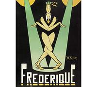 Avelot Frederique Music Hall Star Advert Large Wall Art Print Canvas Premium Mural