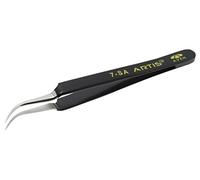 Aven 18072ARS 7-SA Style Artis Tweezer, Black with Yellow Print