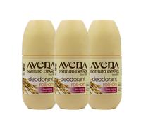 Avena Instituto Espanol Deodorant Roll-On 3 pack 2.5 Oz each 3 Bottles
