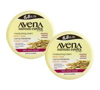 Avena Instituto Español, Moisturizing Cream, Hand & Body, Revitalizes and Protects your Skin, 2-Pack Of 6.8 FL Oz each, 2 Jars