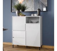 Avenale Sideboard - 2 Door - 2 Drawer - Small - Alpine White High Gloss