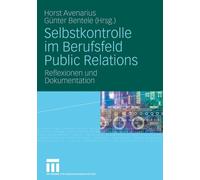Avenarius - Selbstkontrolle im Berufsfeld Public Relations - New paper - P555z