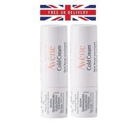 Avene Cold Cream Lip Balm Stick 2 Pack 4g Each - Nourishing (Made in FRANCE)