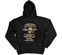 Avenged Seven Fold Men's Avenged Sevenfold Hoodie, Black (Black Black), X-Large