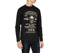 Avenged Seven Fold Men's Avenged Sevenfold Seize the Day Sweatshirt, Black (Black Black), Small