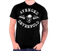 Avenged Sevenfold A7X Deathbat Crest logo new Official Mens T Shirt