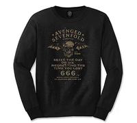 Avenged Sevenfold A7X Longsleeve Seize The Day Official Tee T-Shirt Mens Unisex (Medium) Black