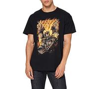 Avenged Sevenfold Avenged Seven Fold Men's Atone Regular Fit Crew Neck Short Sleeve T - Shirt, Black (Black Black), Medium
