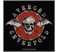 Avenged Sevenfold - Avenged Sevenfold Distressed Skull Unisex Patch multicolour, 100% polyester,