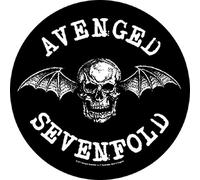 Music Backpatch Avenged Sevenfold's Winged Bat Skull Design 28.5x28.5cm
