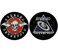Avenged Sevenfold DJ SLIPMAT Felt Mat Waking The Fallen Eye Planet Set of 2