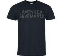 Avenged Sevenfold Logo 3D Druck T-Shirt black M