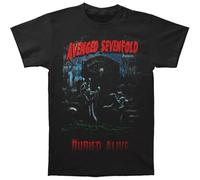 Avenged Sevenfold Men's Buried Alive Tour 2012 T-Shirt in Black | Size: Medium Avenged Sevenfold Black M