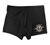 Avenged Sevenfold Men's Classic Deathbat Boxer Shorts in Black | Size: 2XL Avenged Sevenfold Black 2XL