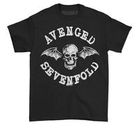 Avenged Sevenfold Men's Classic Deathbat Short Sleeve T-Shirt, Black, XX-Large