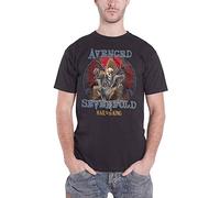 Avenged Sevenfold Men's Deadly Rule Short Sleeve T-Shirt, Black, Large
