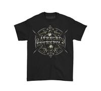 Avenged Sevenfold Men's Reflections Cotton T-Shirt in Black | Size: Medium Avenged Sevenfold Black M