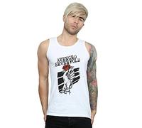 Avenged Sevenfold Men's Rose Hand Vest White XX-Large
