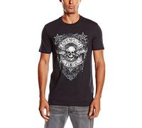 Avenged Sevenfold Men's Stars Flourish Short Sleeve T-Shirt, Black, Medium