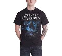 Avenged Sevenfold Recurring Nightmare Band Logo Official Mens Black T Shirt L