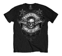 Avenged Sevenfold Stars Flourish Official Tee T-Shirt Mens Unisex (Medium) Black