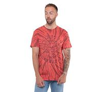 Avenged Sevenfold T Shirt Pent Up Band Logo Official Unisex Red Dip Dye XL