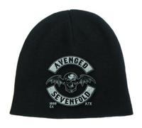 Death Bat Crest Beanie Hat Avenged Sevenfold Black One Size