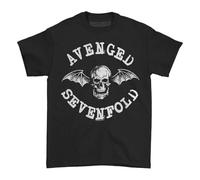 Avenged Sevenfold Unisex Adult Deathbat T-Shirt (S) (Black)