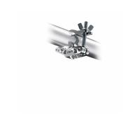 Avenger Eye Coupler MP Clamp Slim Silver w/12.5mm/0.5in Hole