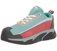 Avenger Work Boots Women's Aluminum Toe A670 Industrial Shoe, Turquoise Grey, 6 UK