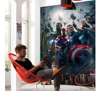 Komar Marvel Photo Wallpaper Avengers Age of Ultron Movie Poster - Size 184 x 254 cm, 4 Pieces, Colourful - Wallpaper, Children's Room, Teenager's Room, Superhero