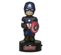 MARVEL AVENGERS AGE OF ULTRON CAPTAIN AMERICA SOLAR POWERED BODY KNOCKER NEW