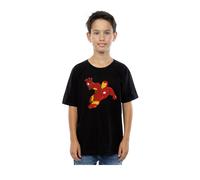 Avengers Armoured Iron Man T-Shirt Marvel Black 5-6 Years