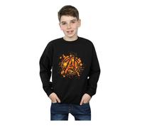Avengers Assemble Halloween Spider Logo Sweatshirt Marvel Black 5-6 Years