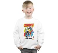 Avengers Assemble Sweatshirt Marvel Comics White 12-13 Years