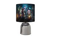 Avengers - Bedside Touch LAMP - Boys Bedroom Light/LAMP Shade. Mains Operated (UK Plug)