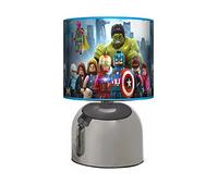 Avengers - Bedside Touch LAMP - Boys Bedroom Light/LAMP Shade. Mains Operated (UK Plug)