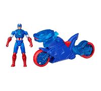 Marvel Avengers Spider-Man Figure with Shield-Shot Cycle